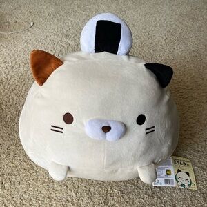 Sasurai No Tabineco Mochi Cat Rice Ball Stuffed Plush